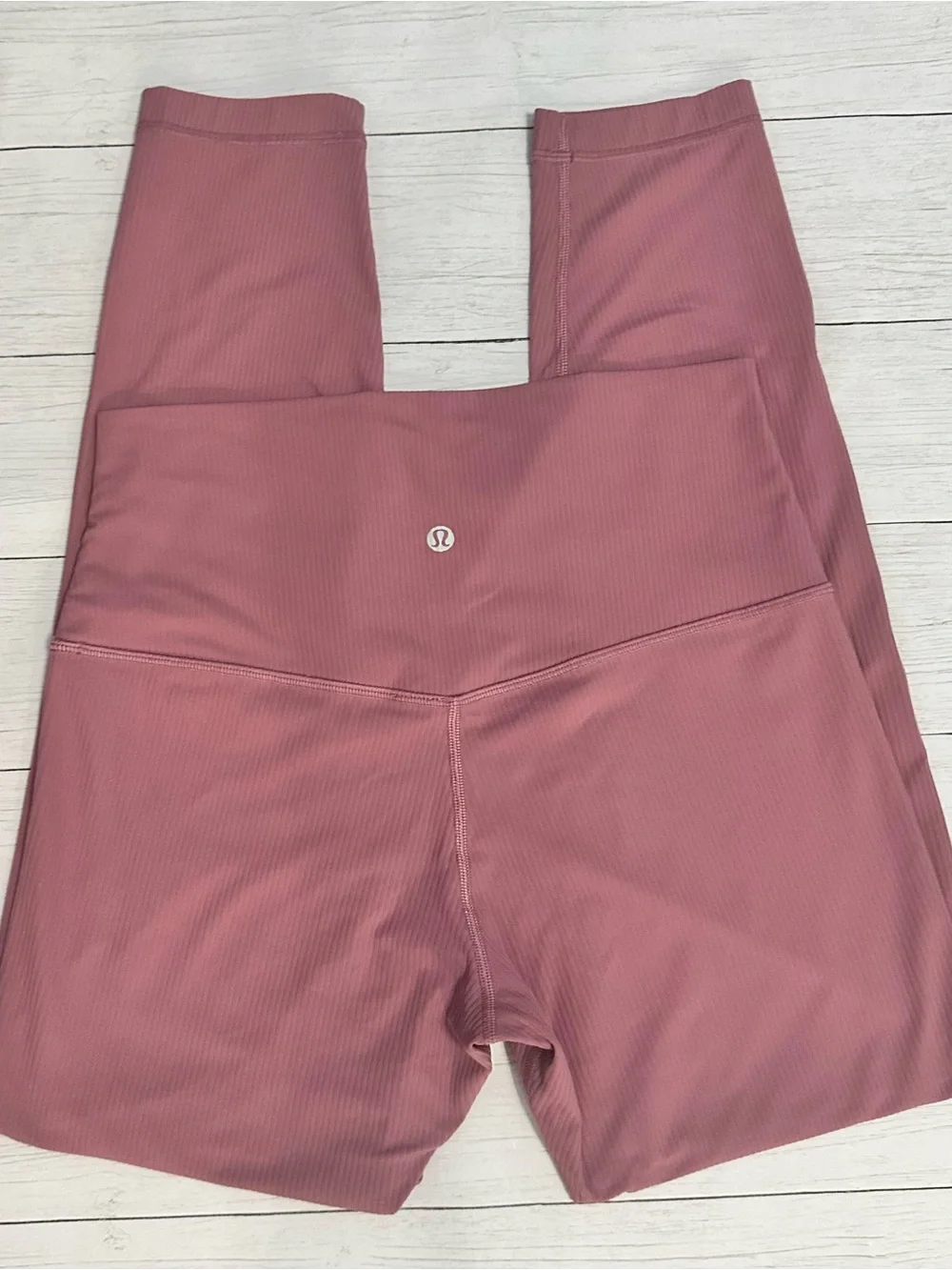 Lululemon Align Ribbed Leggings in Dusty Rose